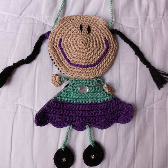 100% Hand Made Doll Purse
